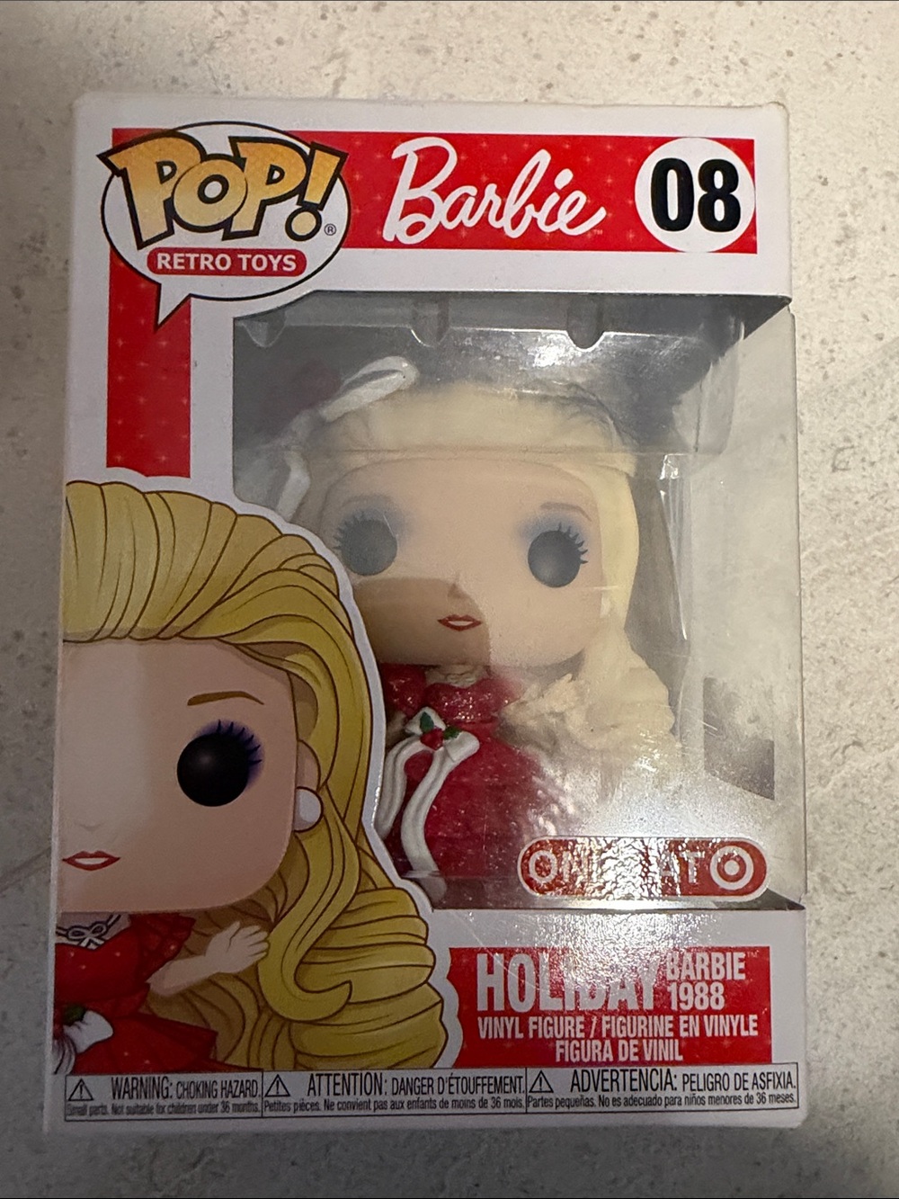 Funko Barbie Holiday Pop! Vinyl Figure - Red & Blonde